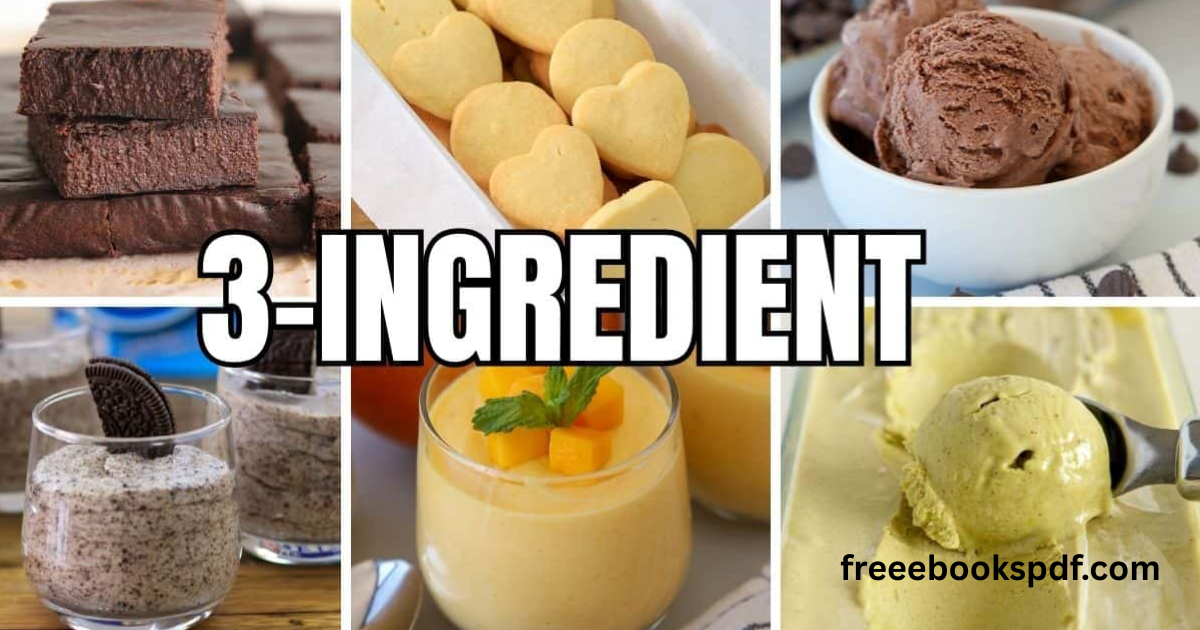 3-ingredient desserts you can make at home